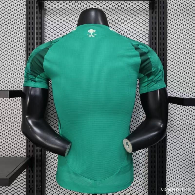 Player Version 2025 Saudi Arabia Home Jersey