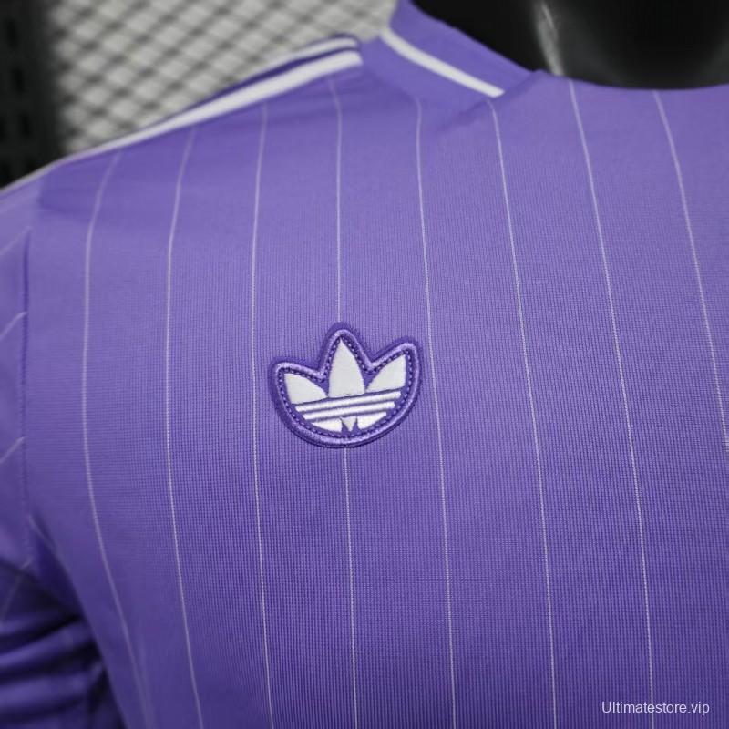 Player Version 25/26 Real Madrid Purple Adidas Original Jersey