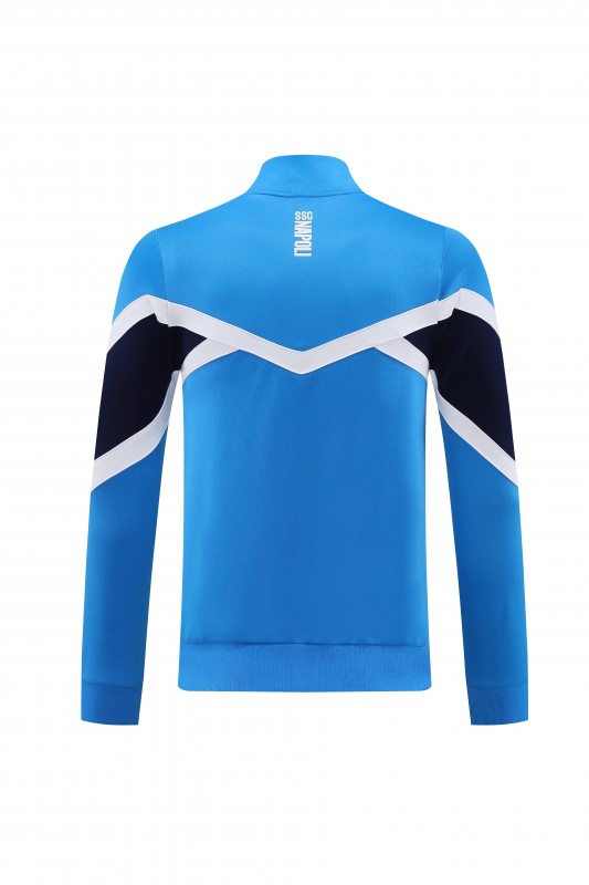25/26 Napoli Blue/Black Full Zipper Jacket+Long Pants