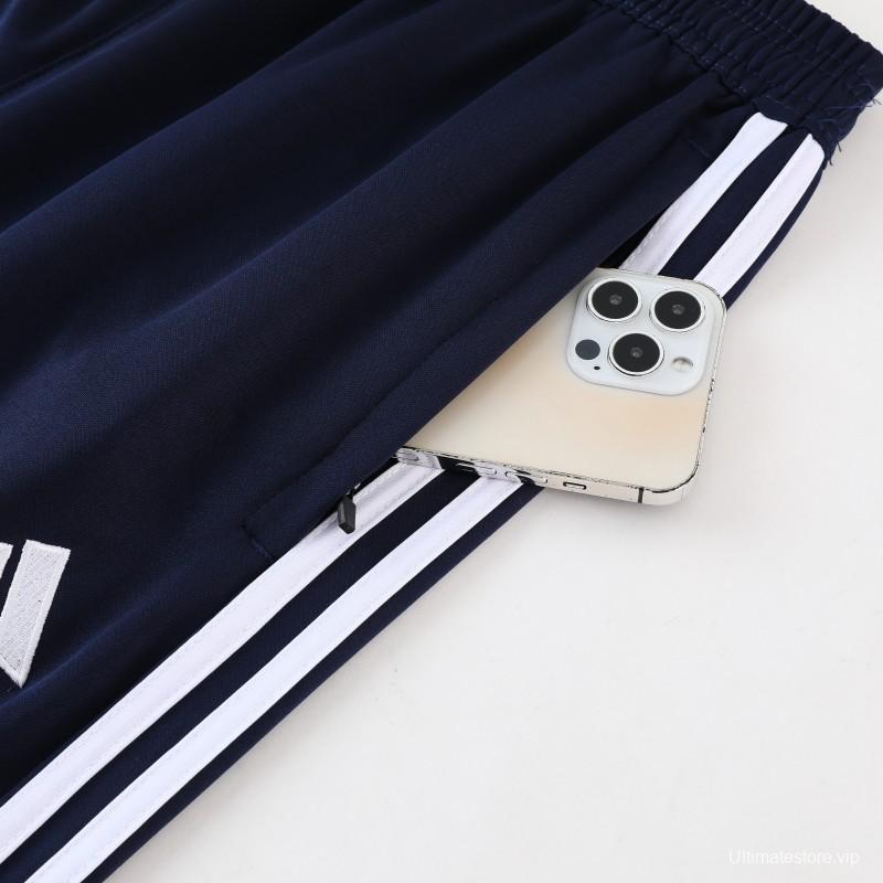 2025 Adidas Royal Blue Full Zipper Jacket+Long Pants
