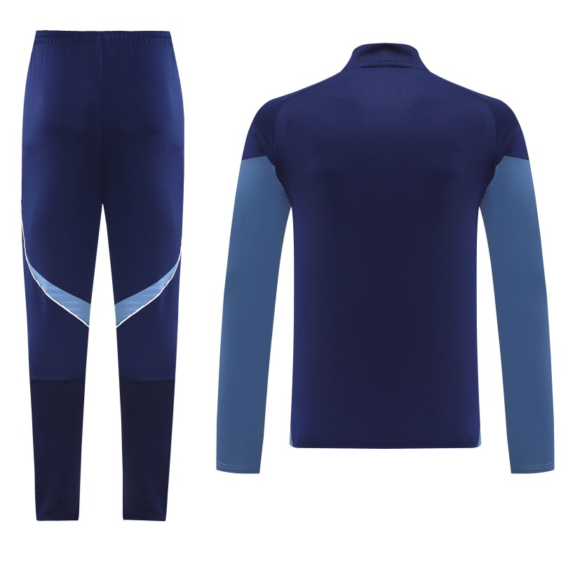 25/26  Adidas Navy Blue Full zipper Jacket Tracksuit+ long pants