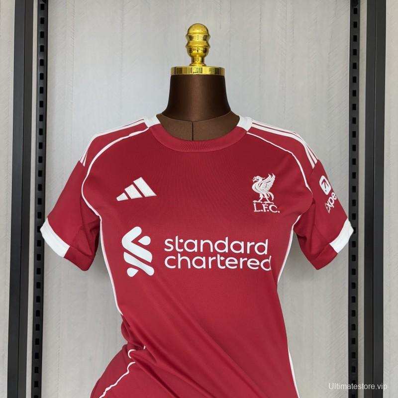 25/26 Women Liverpool Home Jersey
