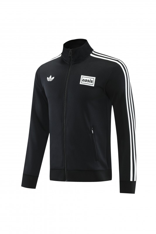 2026 Adidas Black Full Zipper Jacket + Long Pants