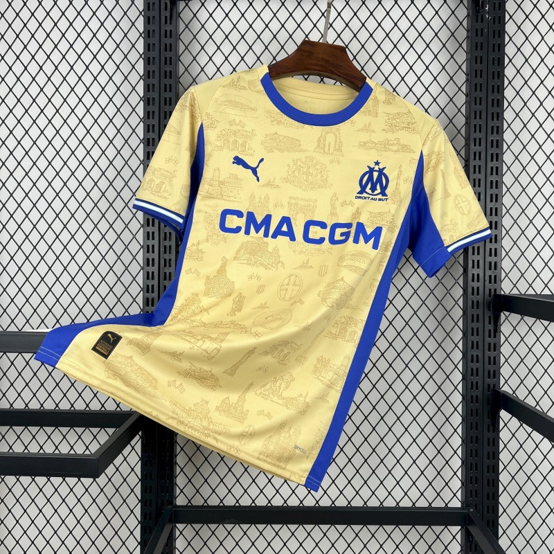 2025/26 Mens Olympique Marseille Fourth Jersey