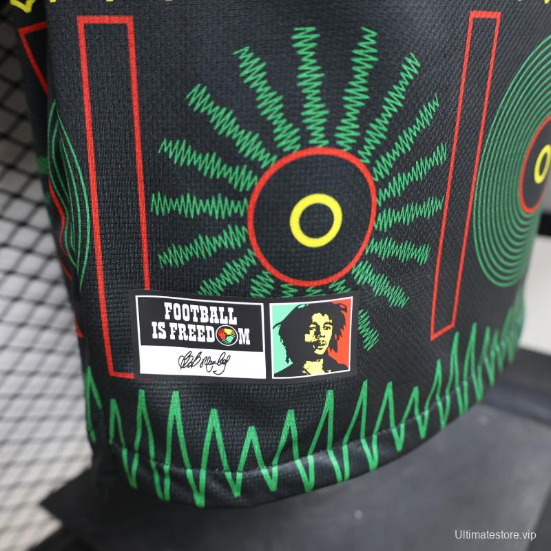 Player Version 2026 Jamaica Dark Grey Reggae Music Culture Special Edition Jersey