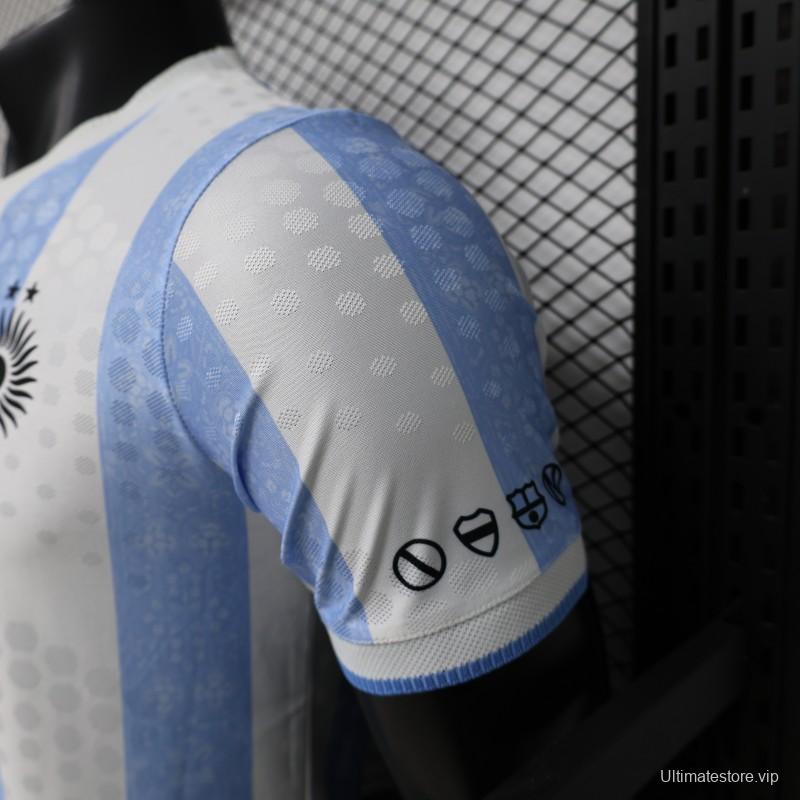 Player Version 2026 Argentina Home Light Blue & White Vertical Stripe Special Edition Jersey