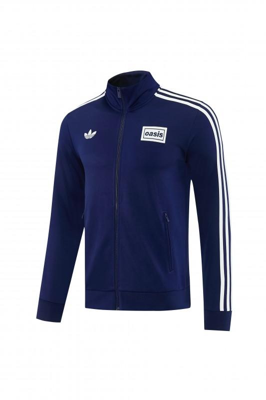 2026 Adidas Navy Blue Full Zipper Jacket + Long Pants