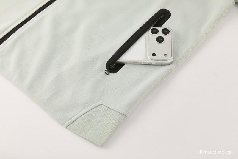 26/27 Inter Milan Light Mint Full Zipper Hooded Tracksuit + Long Pants