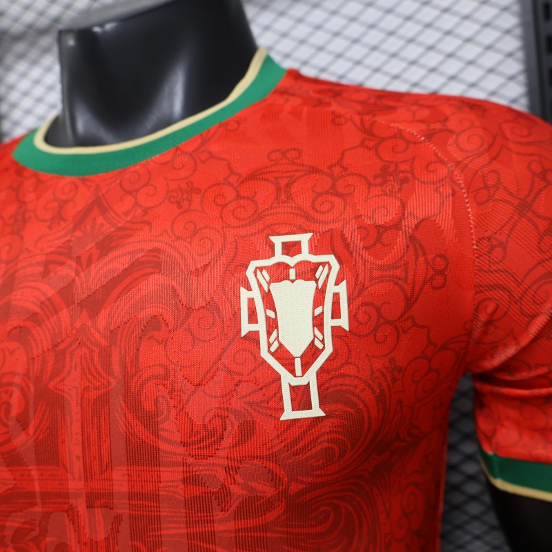 Player Version 2026 Portugal Home Red Special Edition Jersey