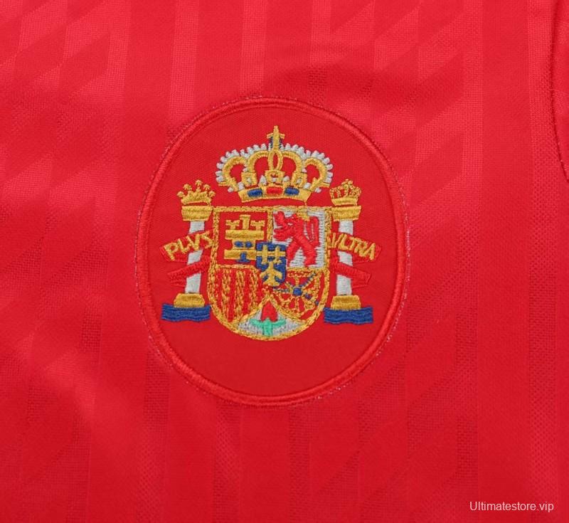 Retro Kids 1994 Spain Home Jersey