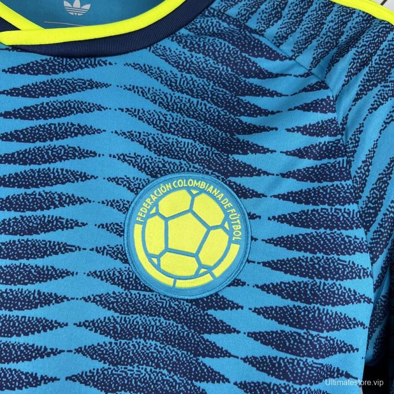 2026 Mens Colombia World Cup Away Long Sleeve Jersey