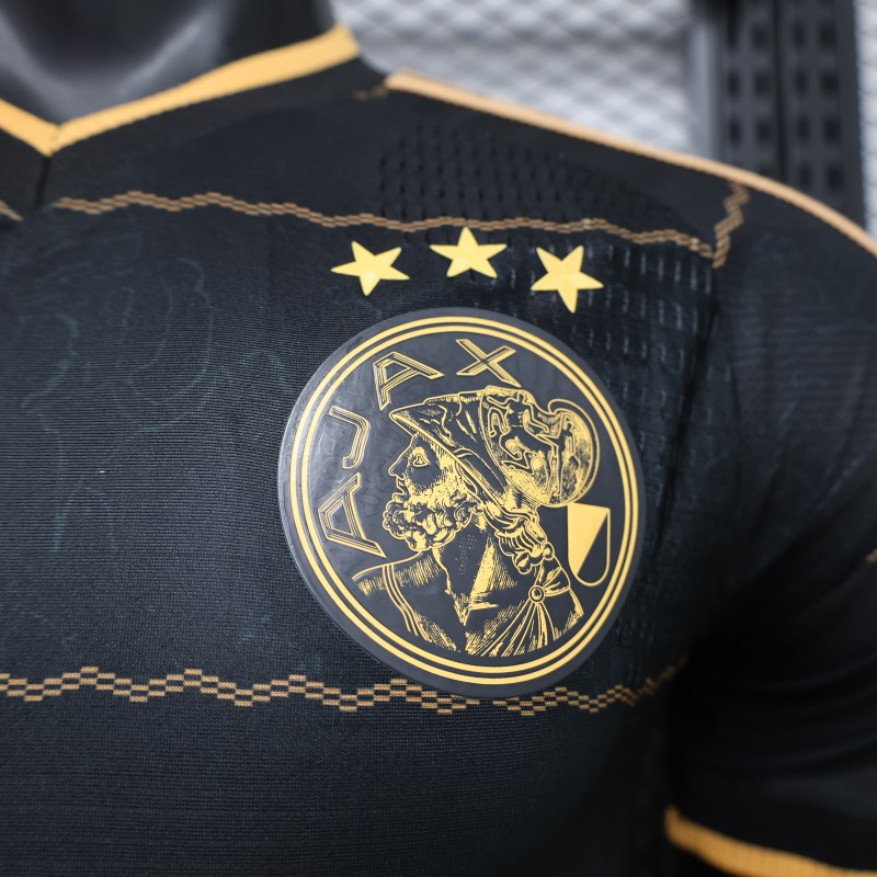Player Version 26/27 Ajax Black Gold Away Jersey