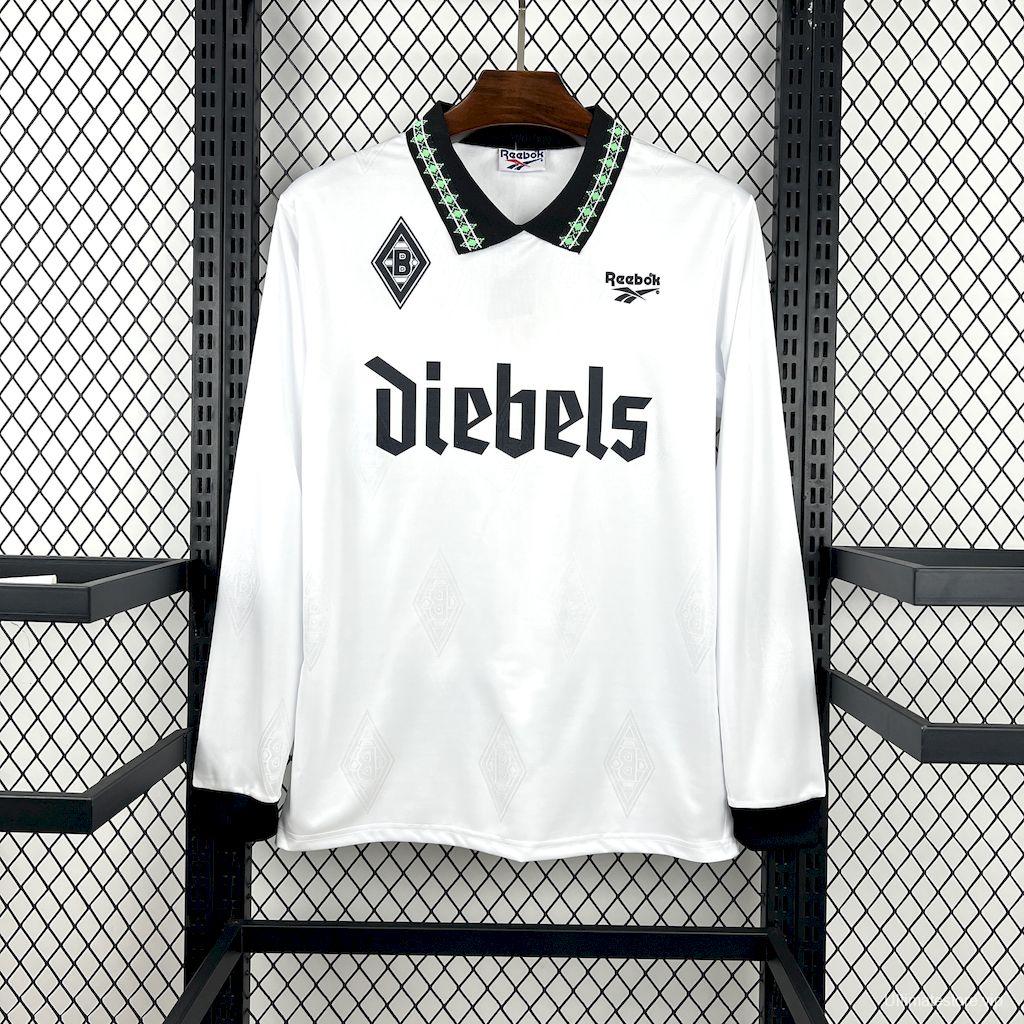 1995/96 Retro Borussia Mönchengladbach Home Long Sleeve Jersey