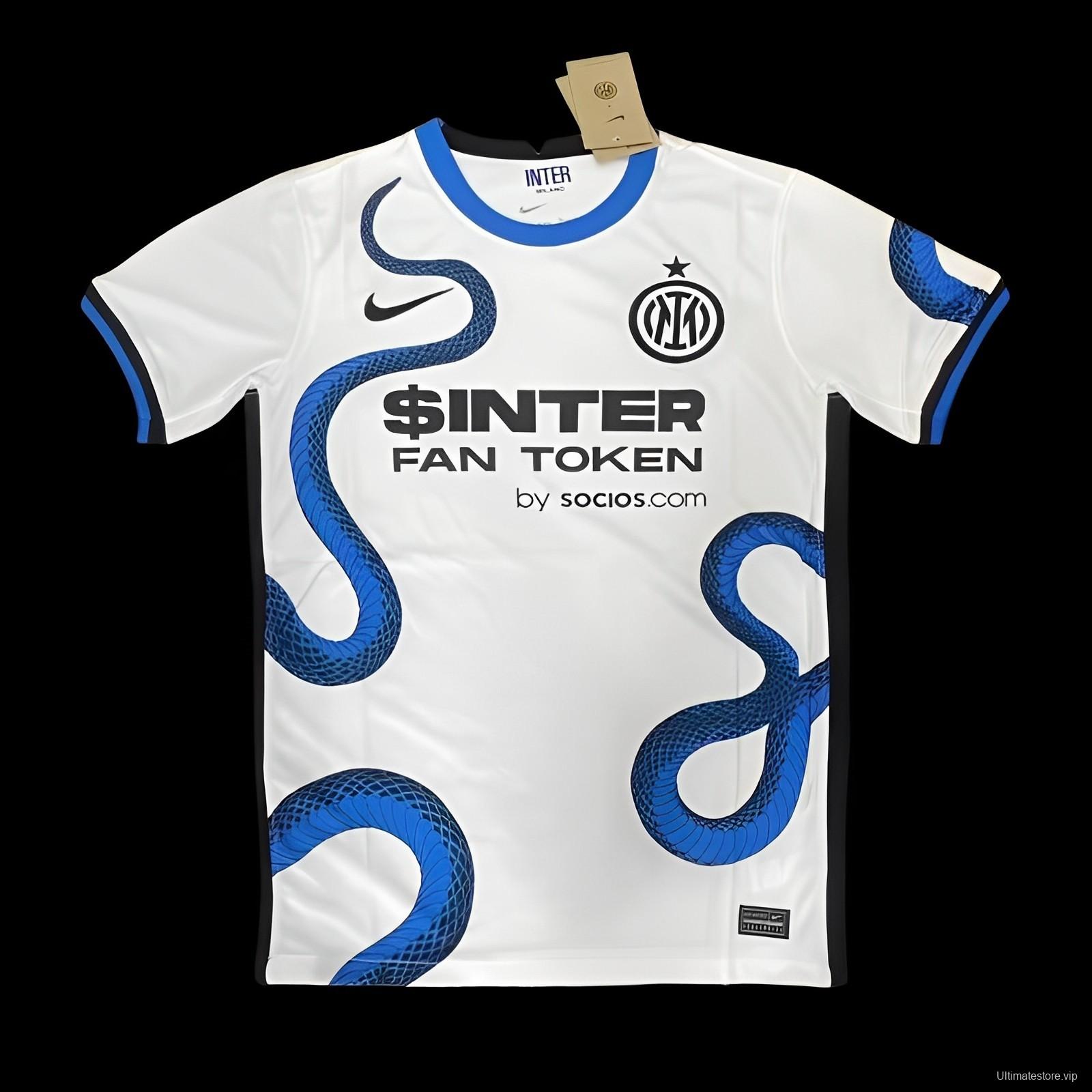 Retro 21/22 Inter Milan White Jersey