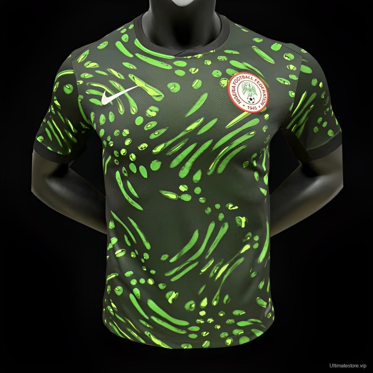 Player Version 2024 Nigeria Away Green Jersey
