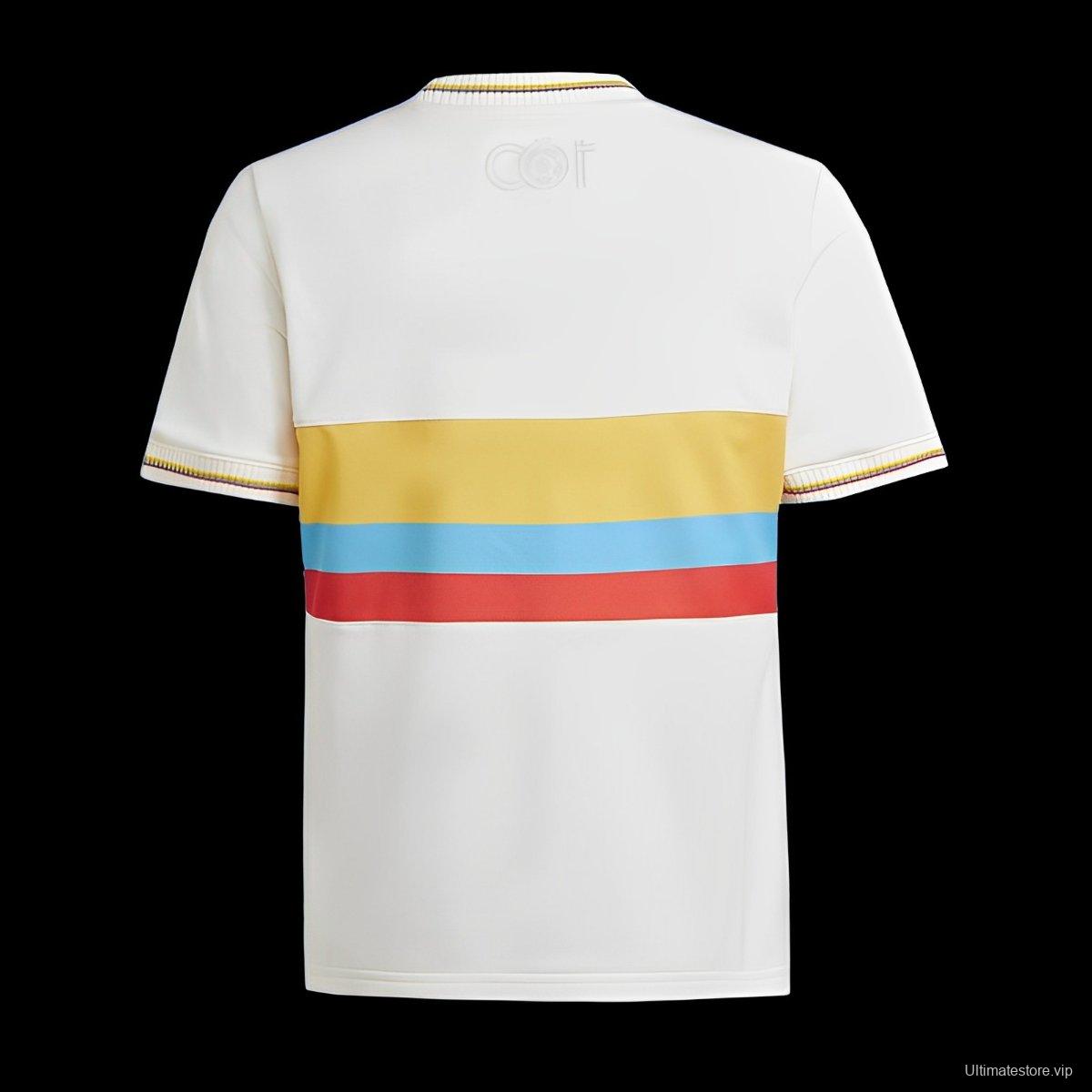 2024 Colombia White 100Th Anniversary Jersey