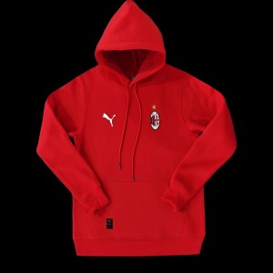 24/25 AC Milan Navy/Red/Black/Beige/Grey Hoodie WIth Black Badge