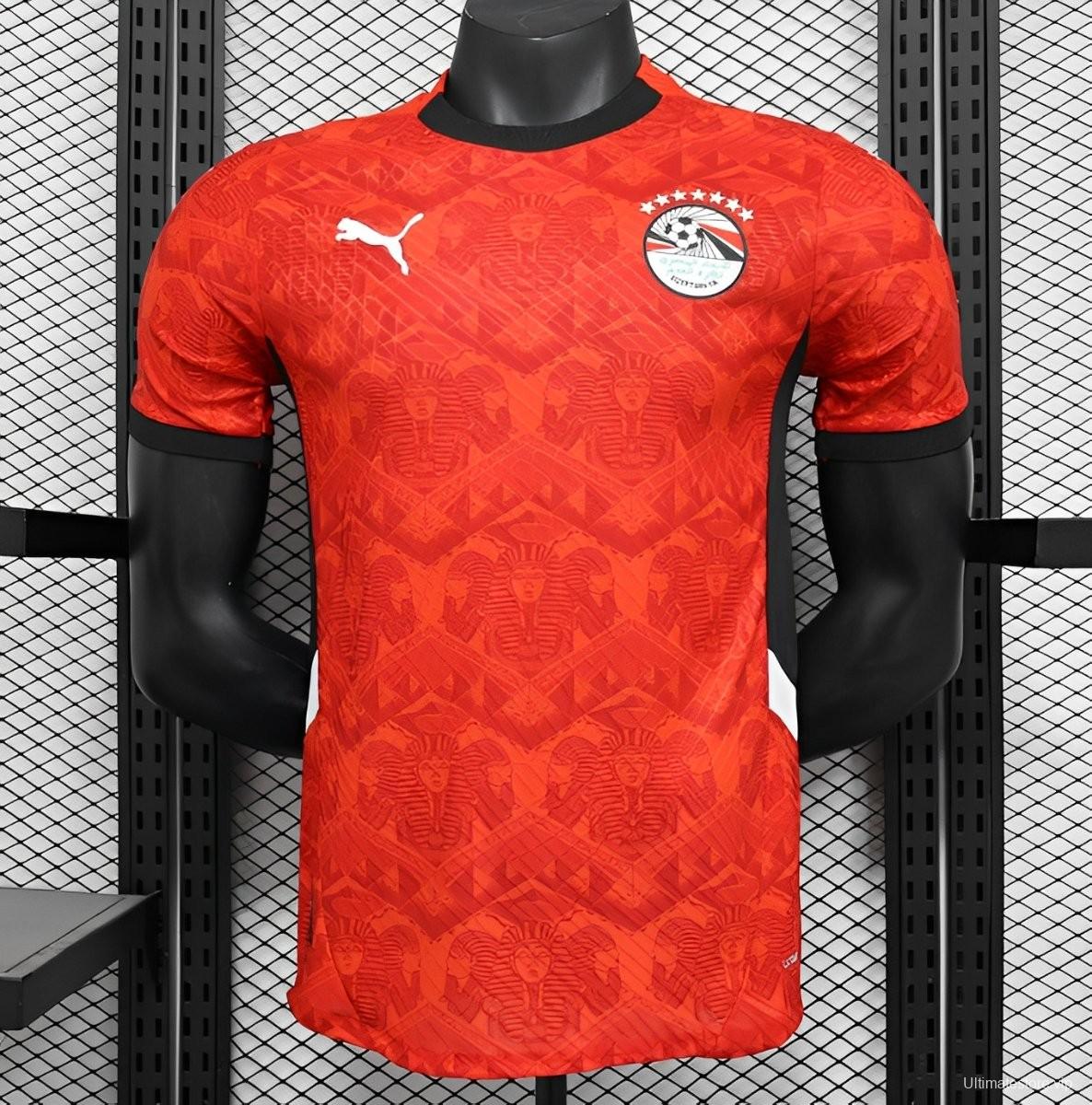 2024 Player Version Egypt Home Jersey