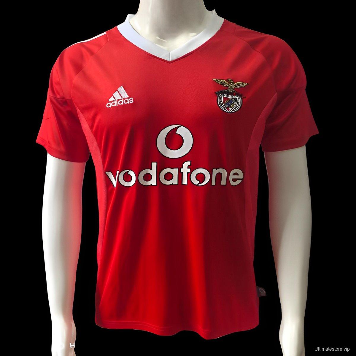 Retro 02/03 Benfica Home Jersey