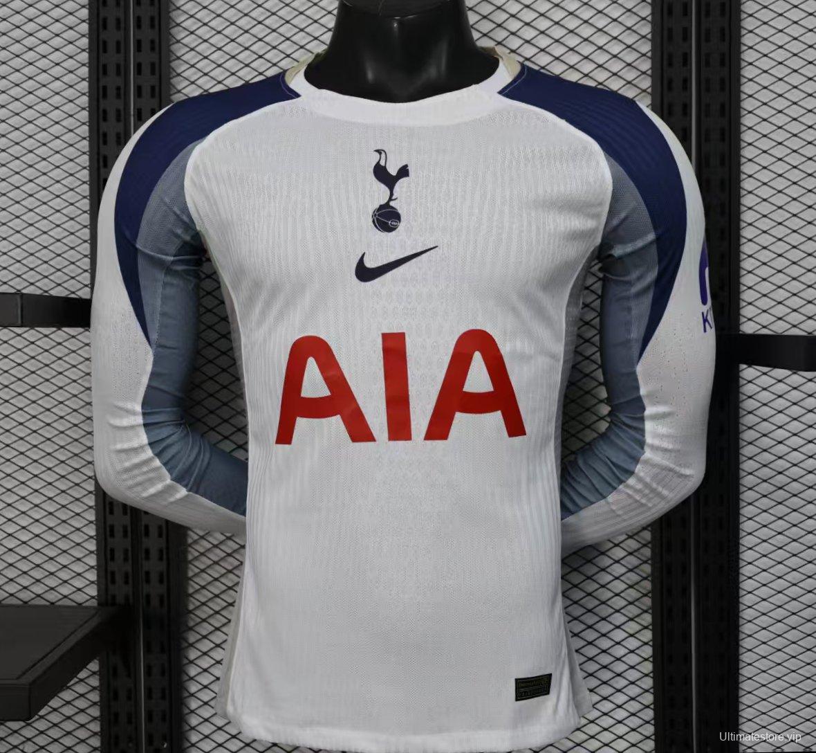 Player Version 25/26 Tottenham Hotspur Home Long Sleeve Jersey