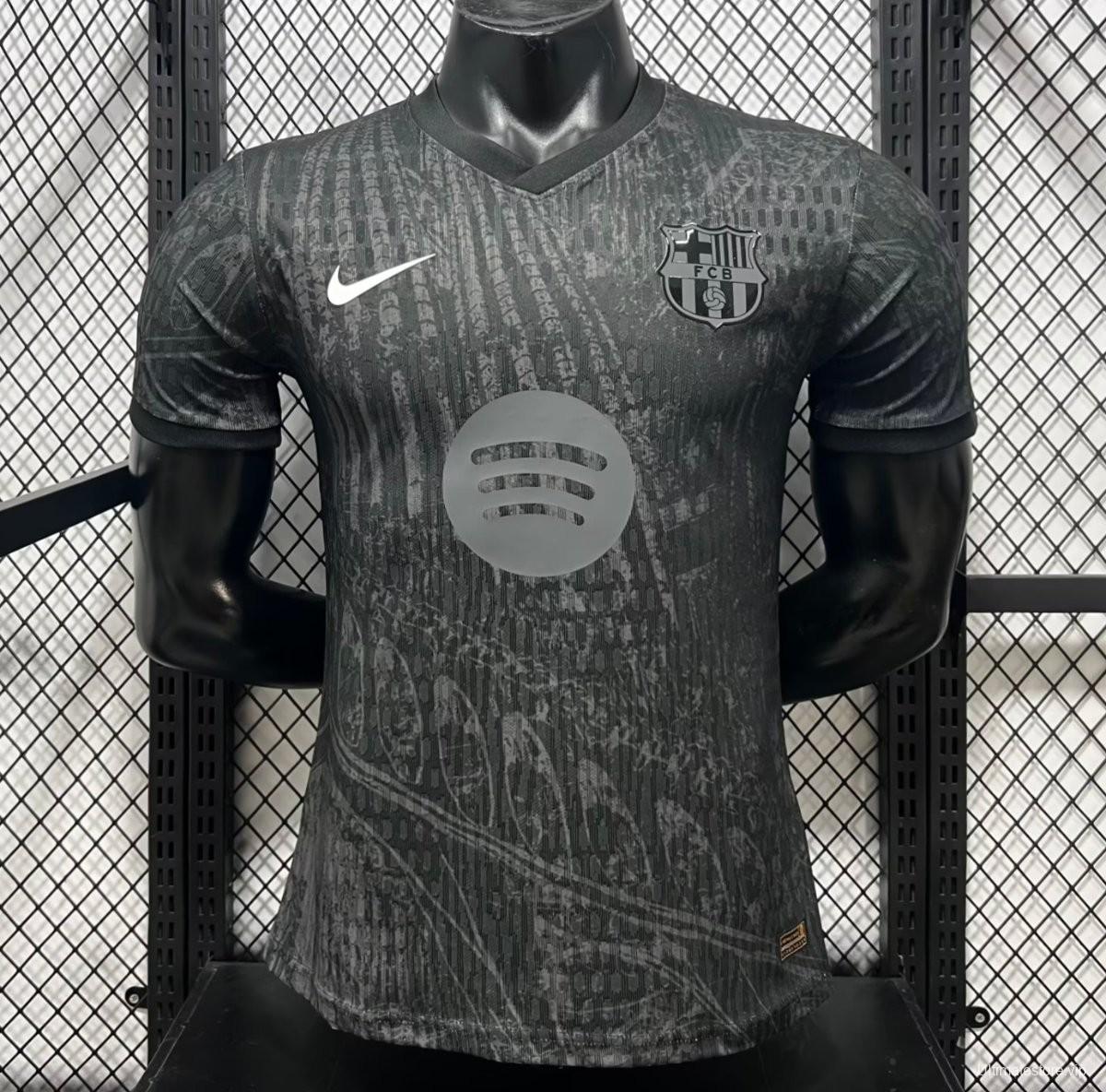 Player Version 25/26 FC Barcelona Black Special Edition Soccer Jersey