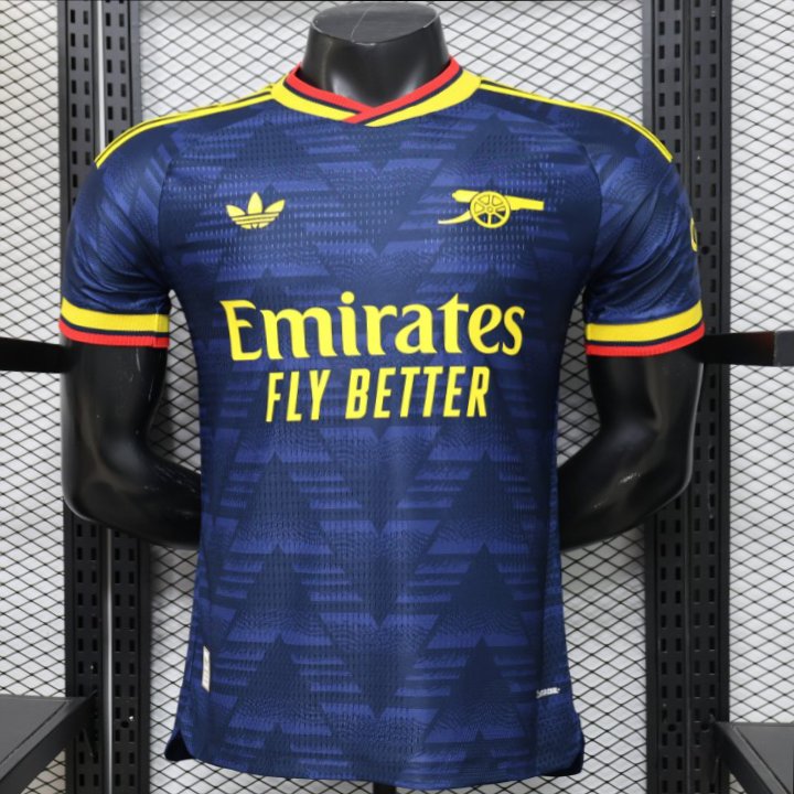 layer Version 26/27 Arsenal Navy Blue with Geometric Pattern Third Jersey