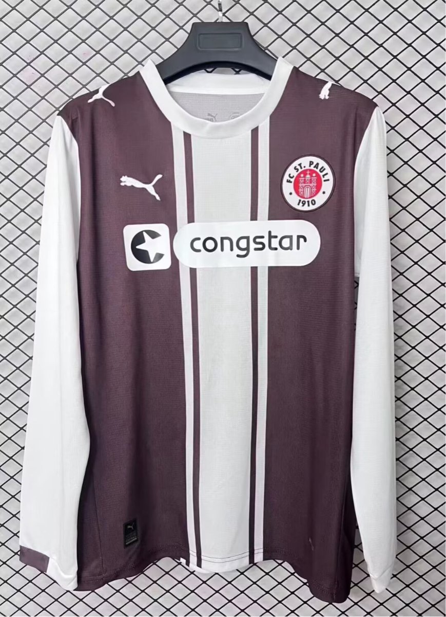25/26 FC St. Pauli Brown 1970s Remake Special Long Sleeve Jersey