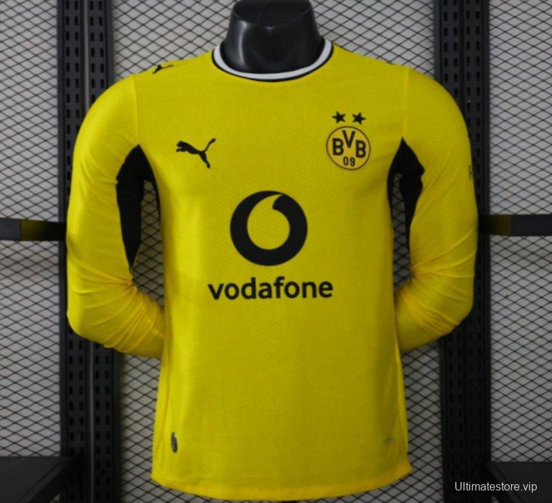 Player Version 26/27  Borussia Dortmund Yellow Home Long Sleeve Jersey
