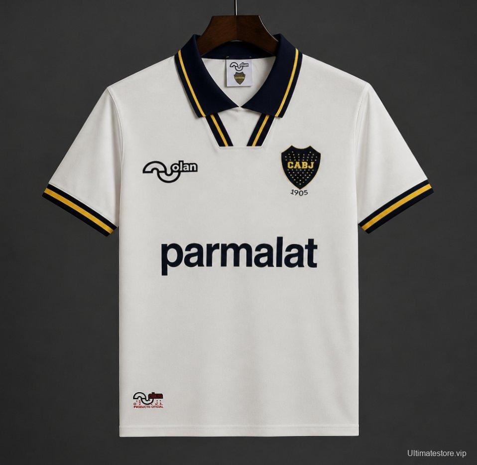 Retro 94/95 Boca Juniors Away White Jersey