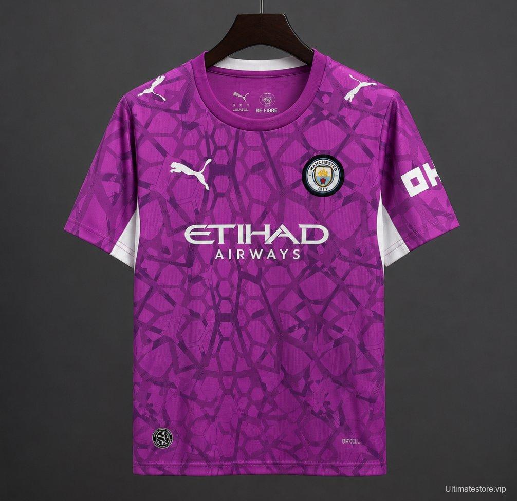 26/27 Manchester City Goalkeeper Electric Orchid Jersey