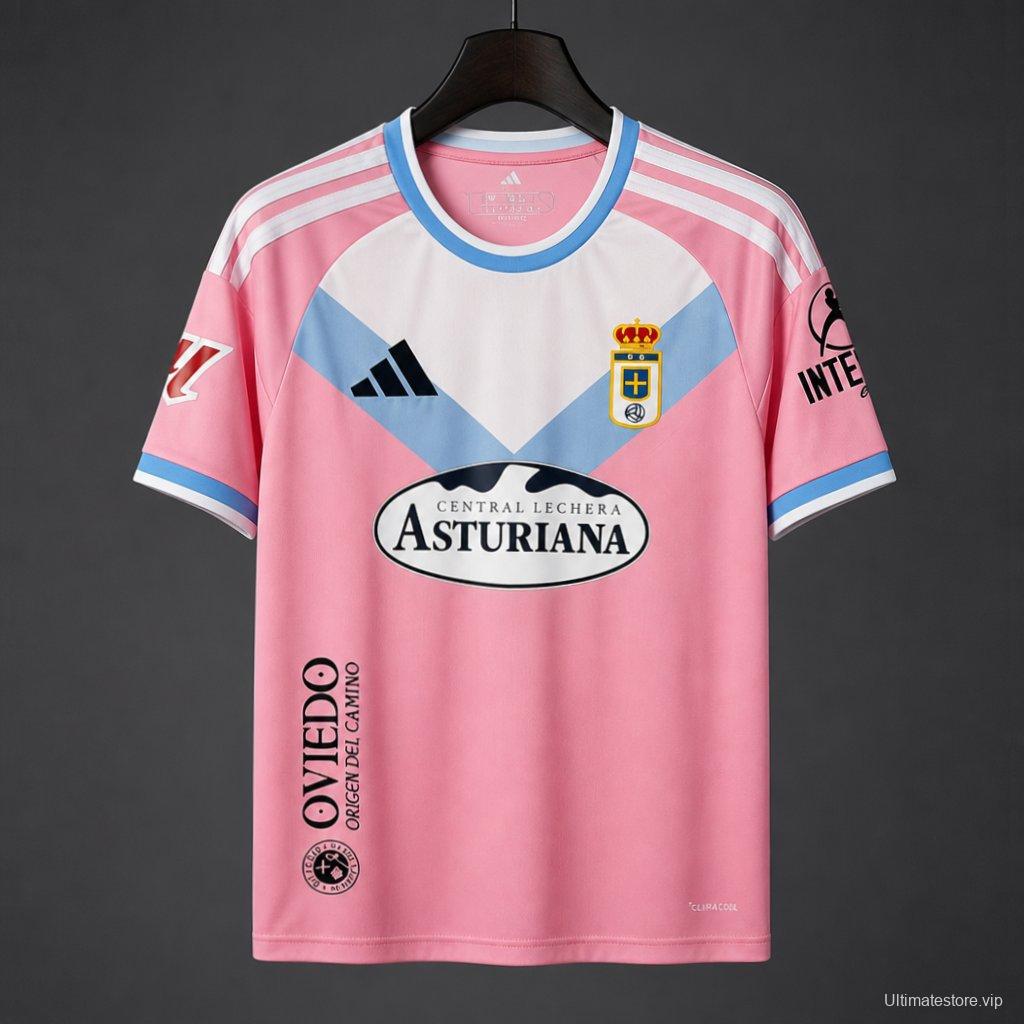 26/27 Real Oviedo Away Pink Jersey