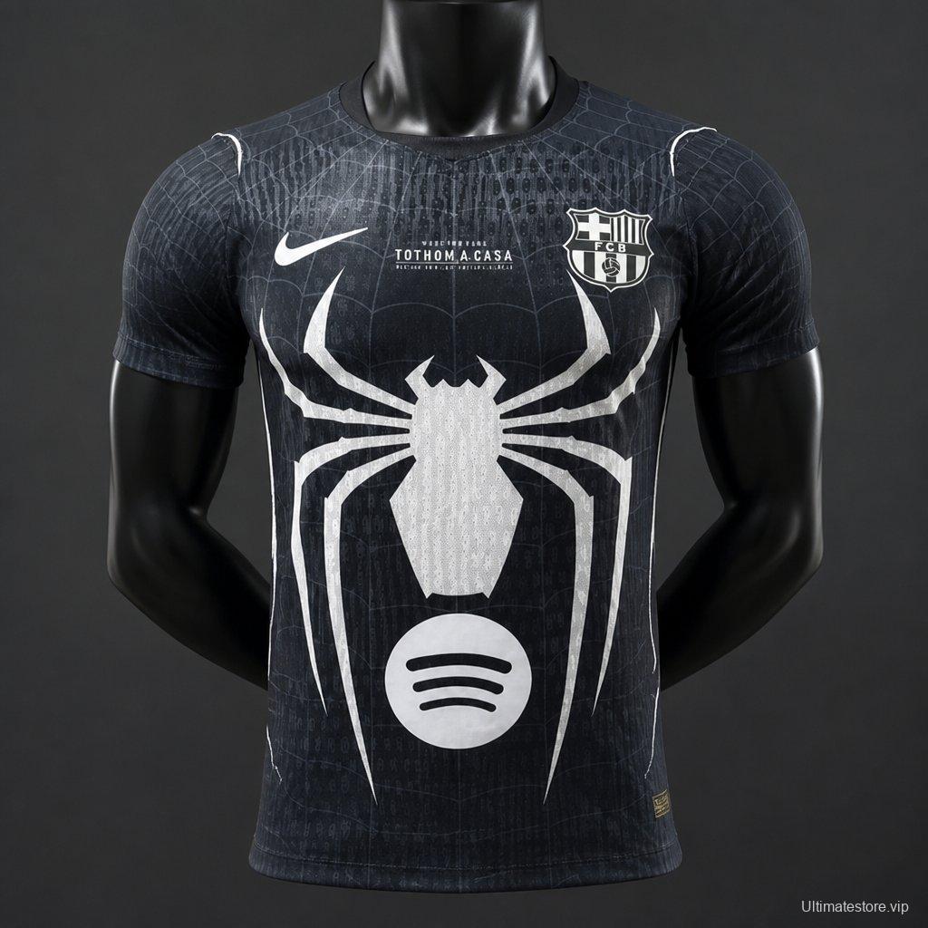 Player Version 26/27 Barcelona x Spider-Man Black Special Edition Jersey