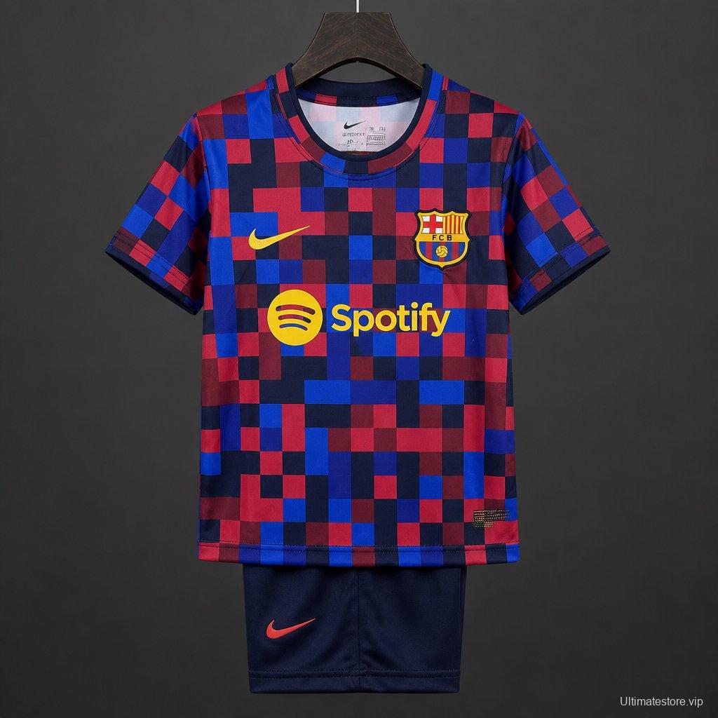 26/27 Kids Barcelona Academy Pro Pre-Match Jersey