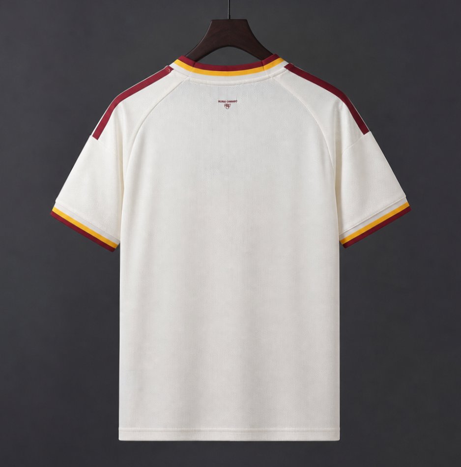 26/27 AS Roma Away White Jersey-No Sponsor