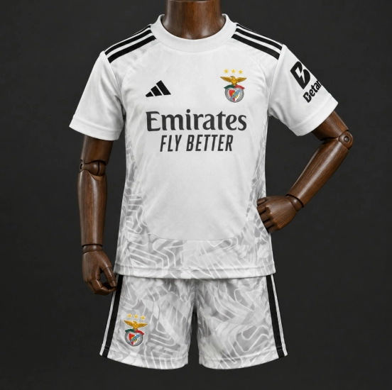 26/27 Kids SL Benfica Away Grey Jersey