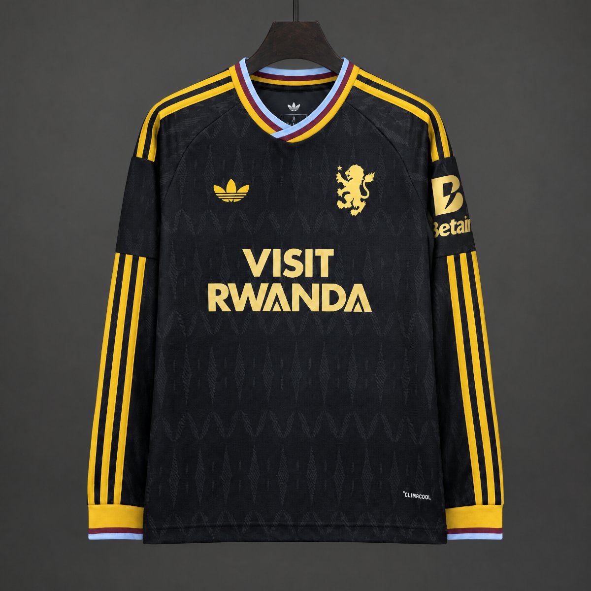 26/27 Aston Villa Away Long Sleeve Black Jersey