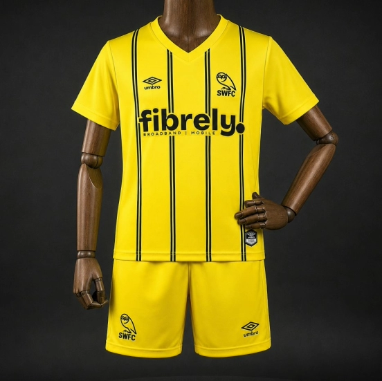 26/27 Kids Sheffield Wednesday Away Yellow Jersey