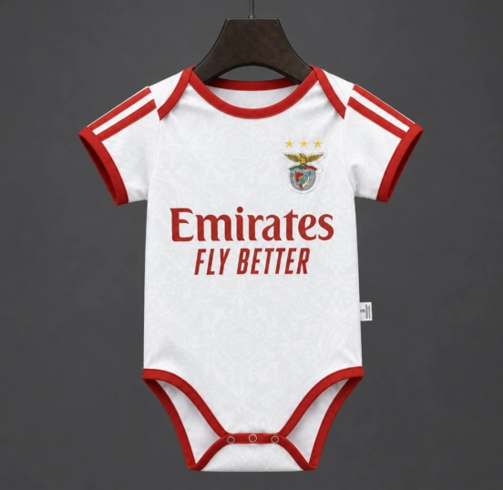 26/27 Benfica Away White Baby Romper Jersey