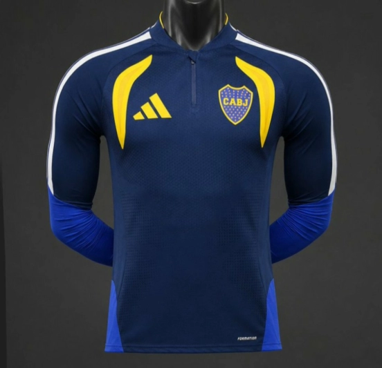 Player Version 26/27 Boca Juniors Blue Long Sleeve Jersey
