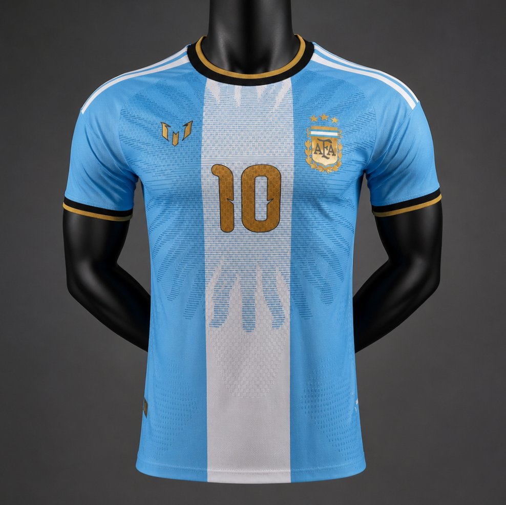 Player Version 2026 Argentina Messi Farewell Commemorative Signature Jersey